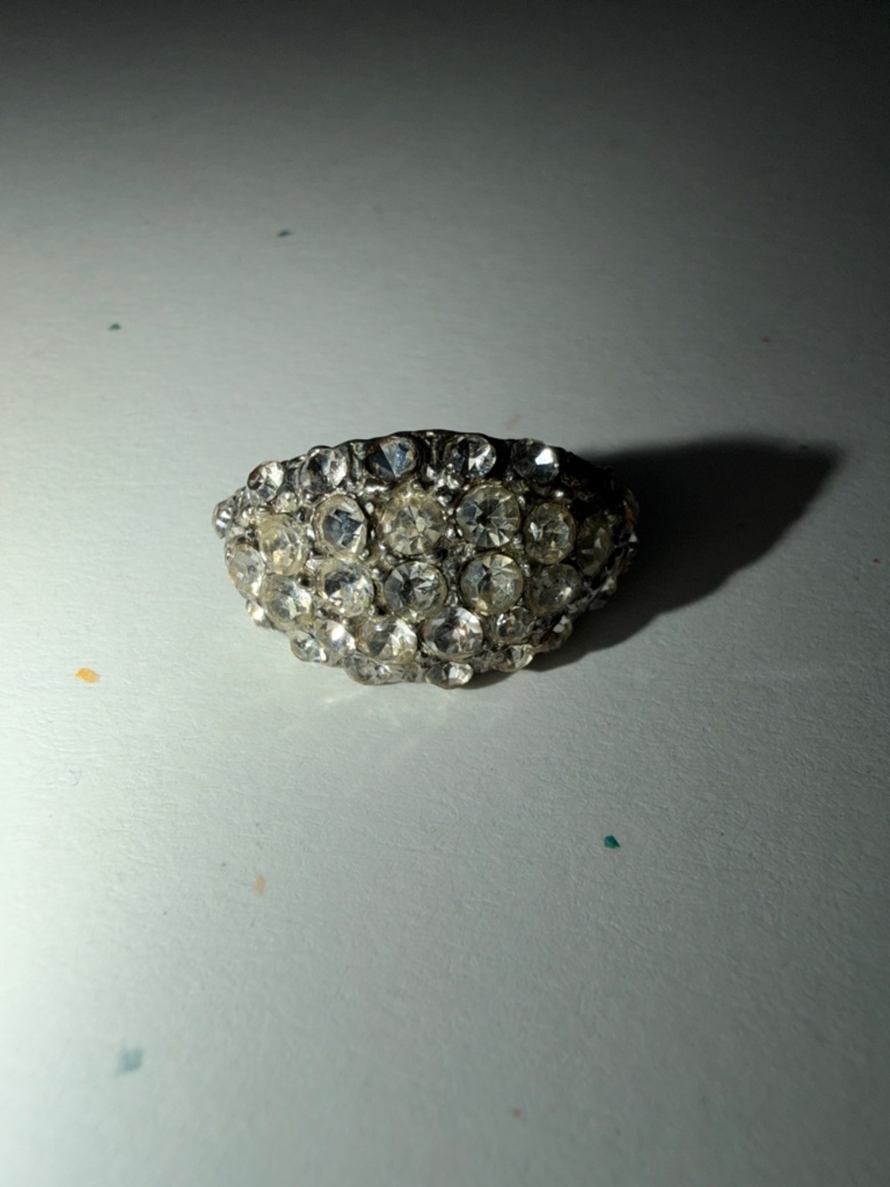 Crystal Pavé Dome Pin